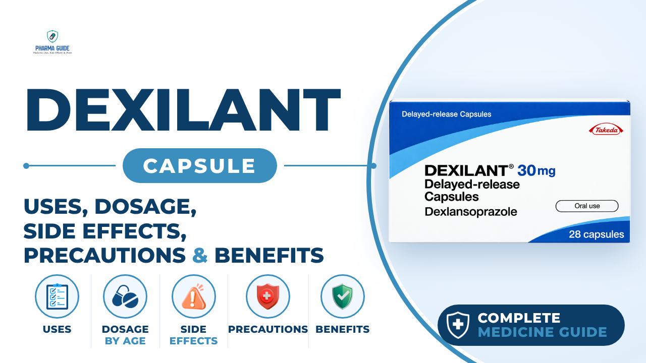 Dexilant Capsule: Uses, Dosage, Side Effects, Precautions and Alternates