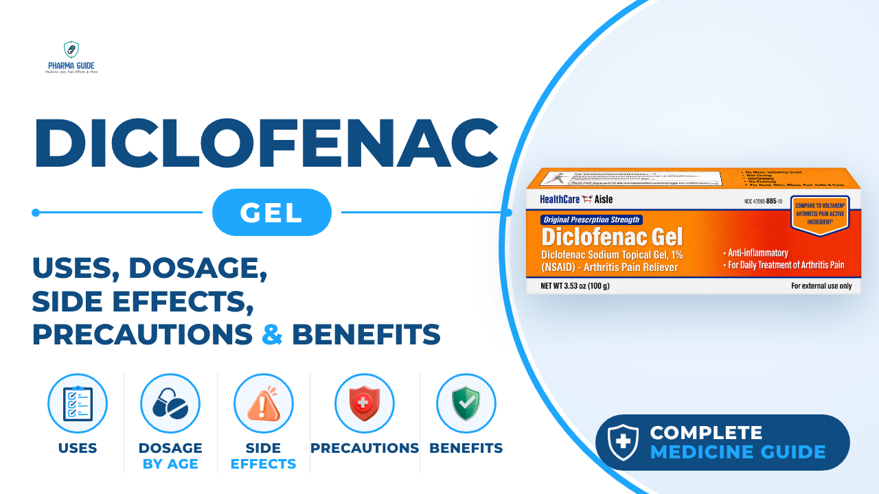 Diclofenac Gel: Uses, Dosage, Side Effects, Precautions and Alternates