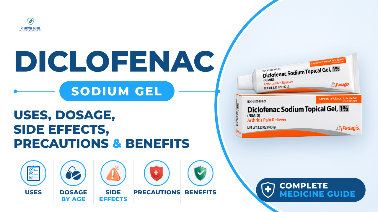 Diclofenac Sodium Gel: Uses, Dosage, Side Effects, Precautions and Alternates
