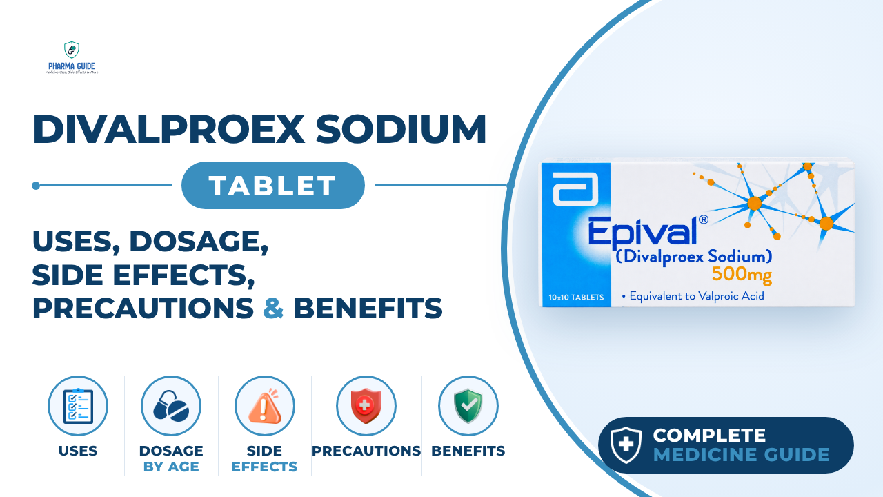 Divalproex Sodium Tablet: Uses, Dosage, Side Effects, Precautions and Alternates