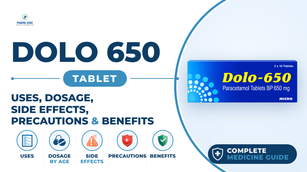 Dolo 650 Tablet: Uses, Dosage, Side Effects, Precautions and Alternates