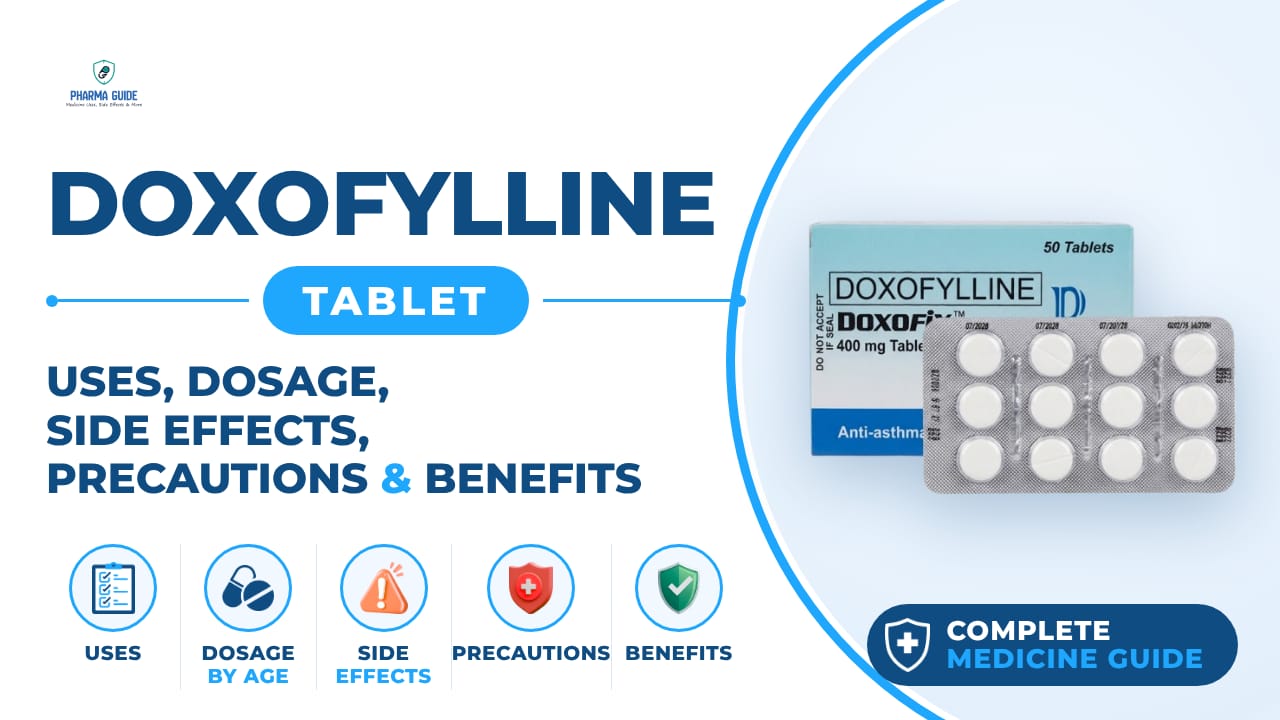 Doxofylline Tablet: Uses, Dosage, Side Effects, Precautions and Alternates