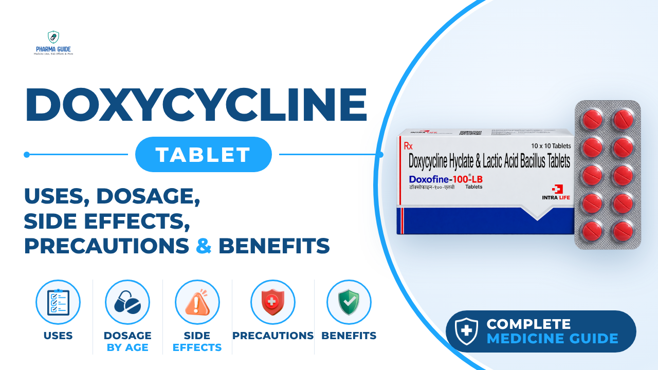 Doxycycline Tablet: Uses, Dosage, Side Effects, Precautions and Alternates