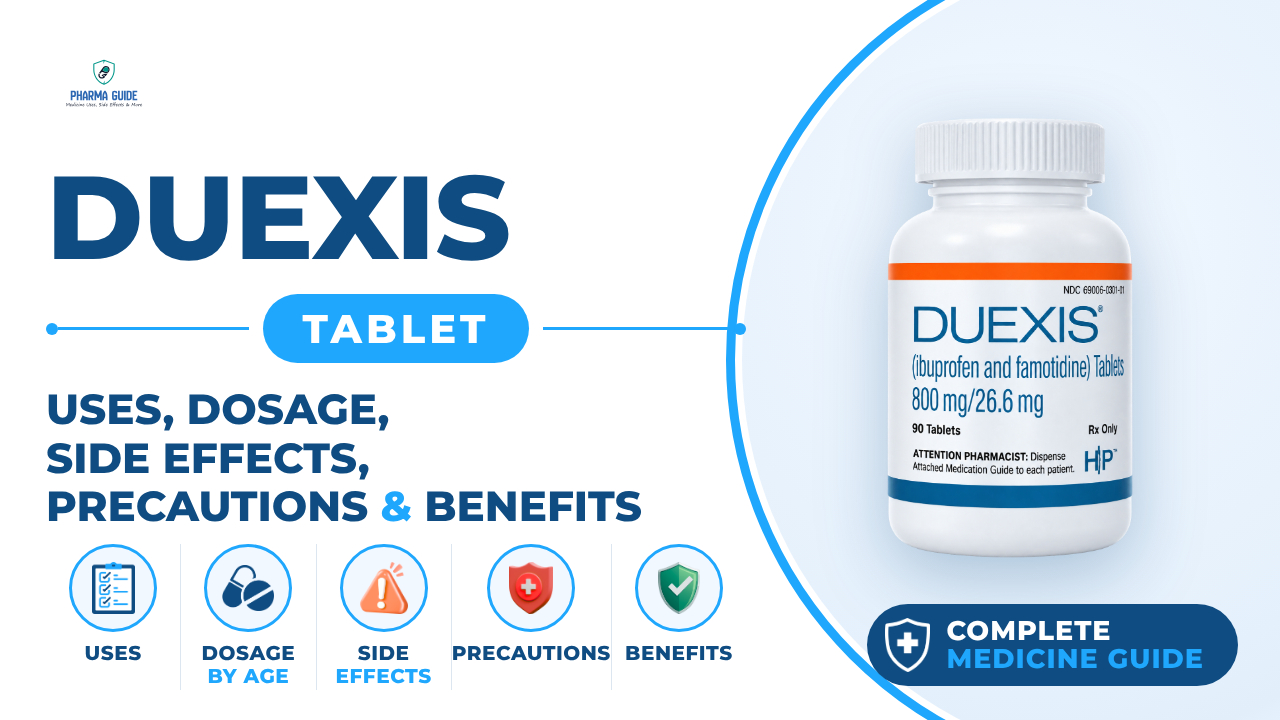 Duexis Tablet: Uses, Dosage, Side Effects, Precautions and Alternates