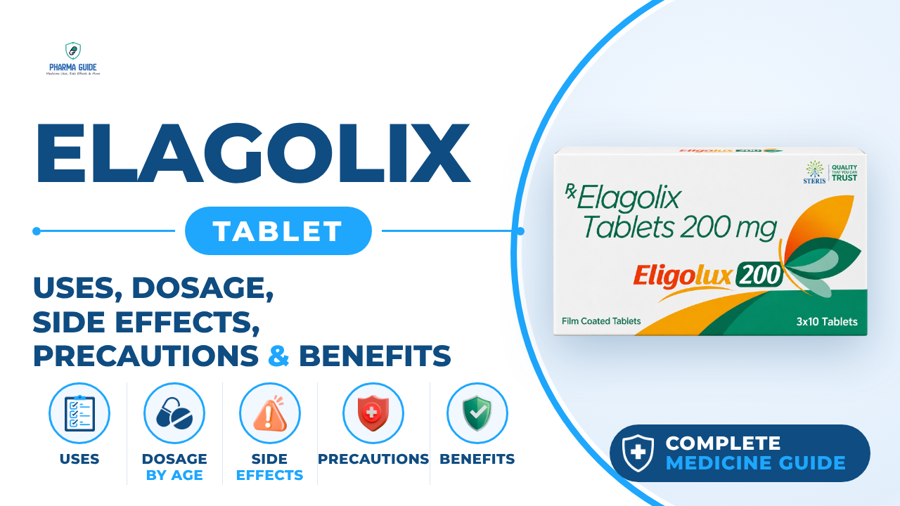 Elagolix Tablet: Uses, Dosage, Side Effects, Precautions and Alternates