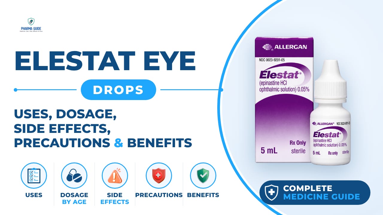 Elestat Eye Drops: Uses, Dosage, Side Effects, Precautions and Alternates