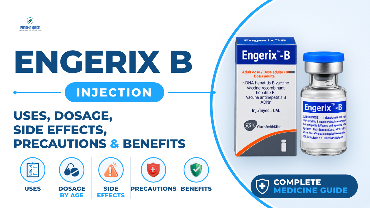 Engerix B Injection: Uses, Dosage, Side Effects, Precautions and Alternates
