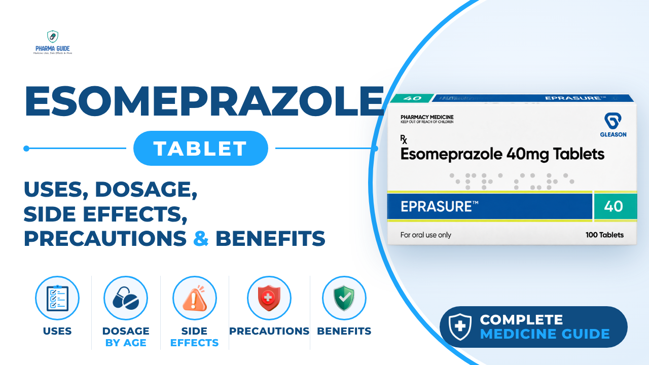 Esomeprazole Tablet: Uses, Dosage, Side Effects, Precautions and Alternates