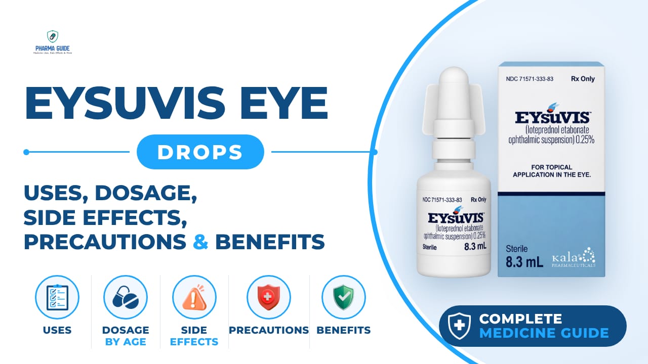 Eysuvis Eye Drops: Uses, Dosage, Side Effects, Precautions and Alternates