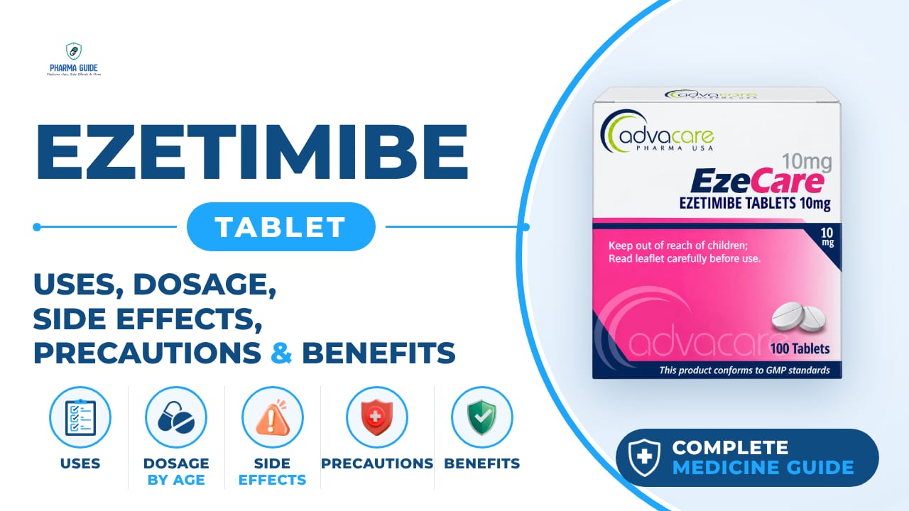 Ezetimibe Tablet: Uses, Dosage, Side Effects, Precautions and Alternates