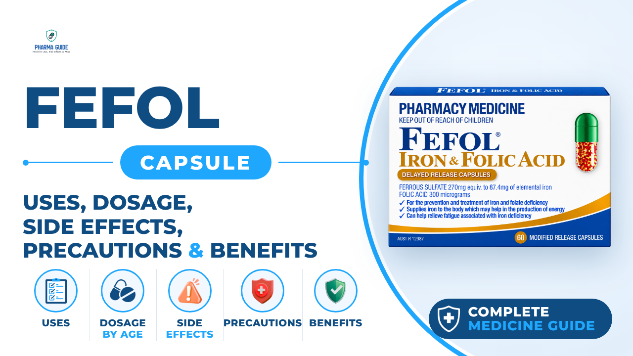 Fefol Capsule: Uses, Dosage, Side Effects, Precautions and Alternates
