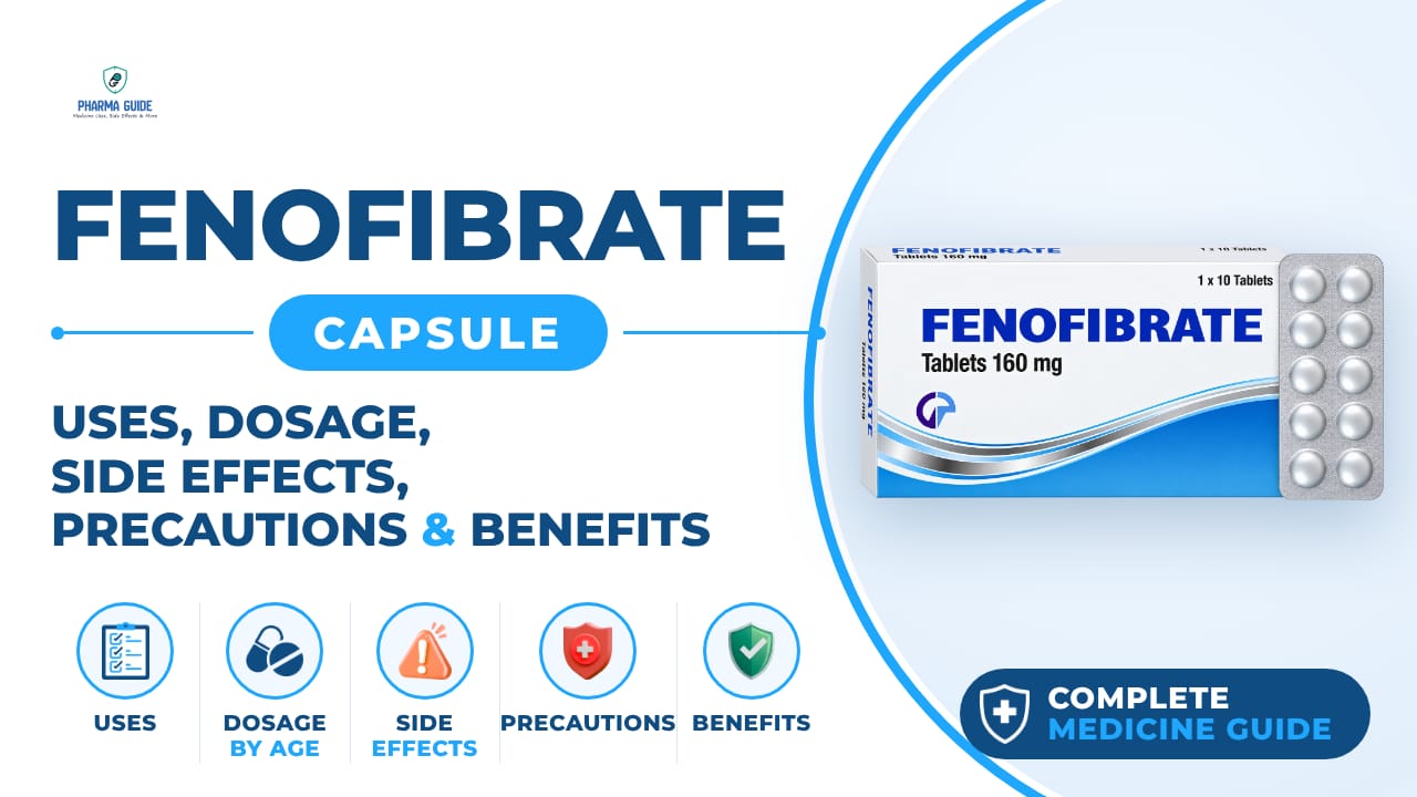 Fenofibrate Capsule: Uses, Dosage, Side Effects, Precautions and Alternates