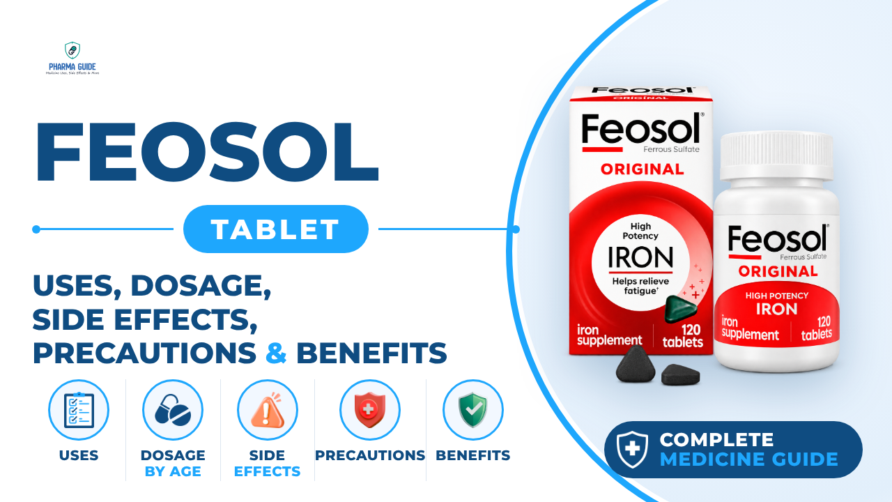 Feosol Tablet: Uses, Dosage, Side Effects, Precautions and Alternates