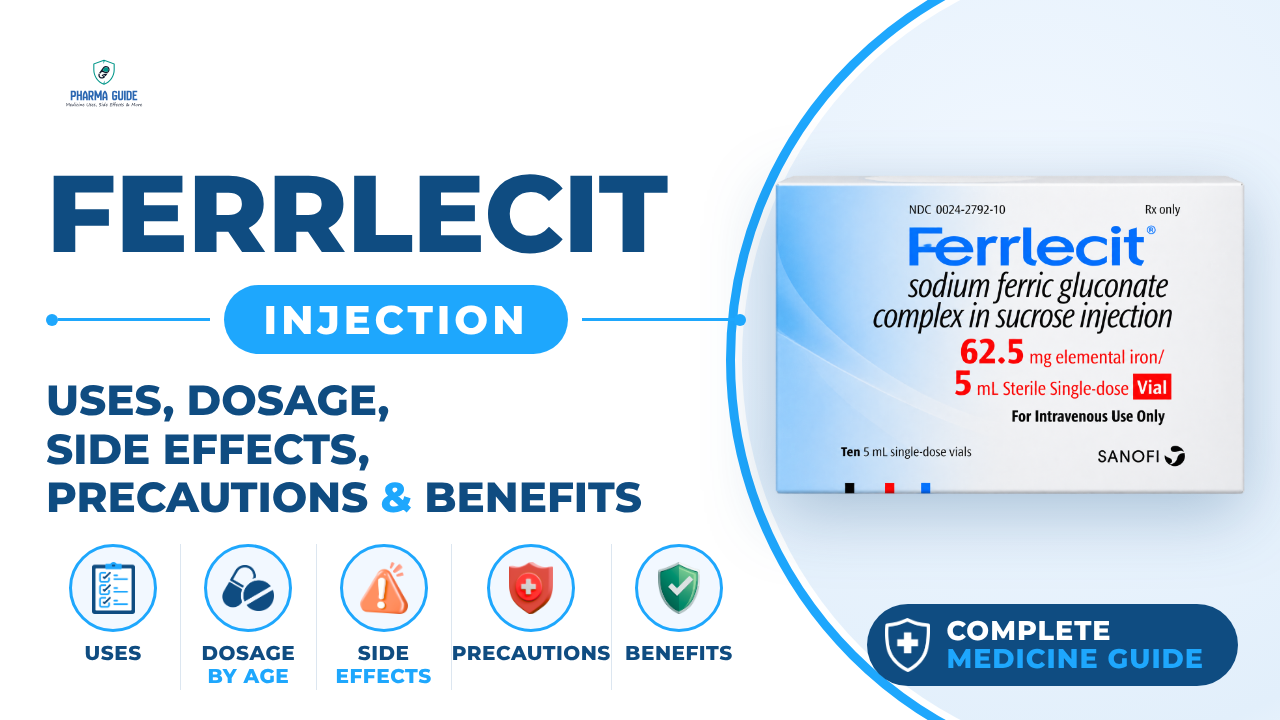 Ferrlecit Injection: Uses, Dosage, Side Effects, Precautions and Alternates