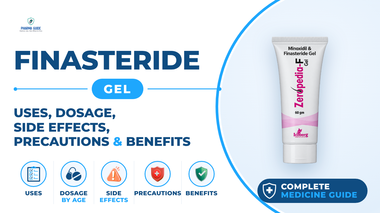 Finasteride Gel: Uses, Dosage, Side Effects, Precautions and Alternates