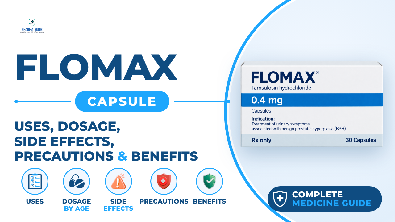 Flomax Capsule: Uses, Dosage, Side Effects, Precautions and Alternates