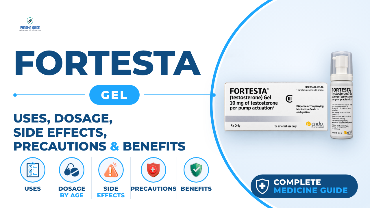 Fortesta Gel: Uses, Dosage, Side Effects, Precautions and Alternates