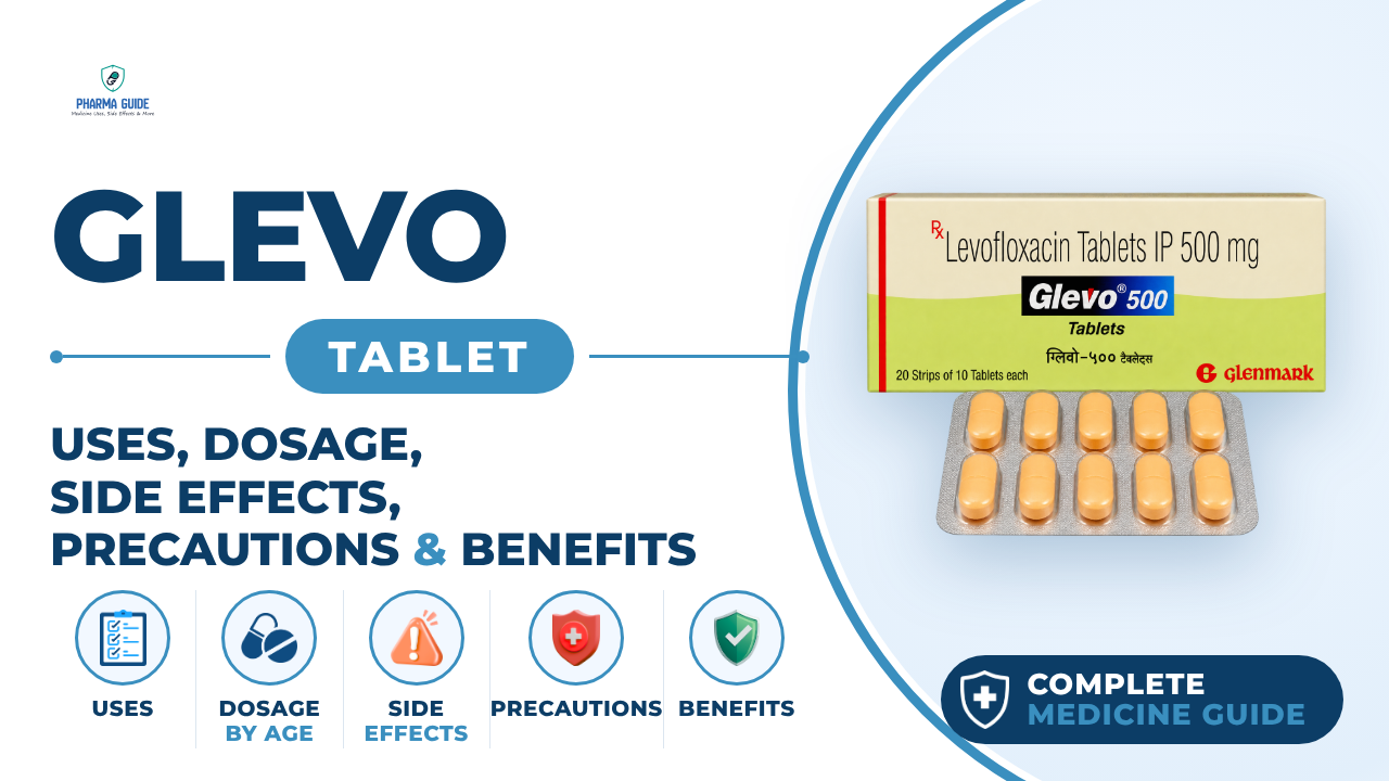 Glevo Tablet: Uses, Dosage, Side Effects, Precautions and Alternates