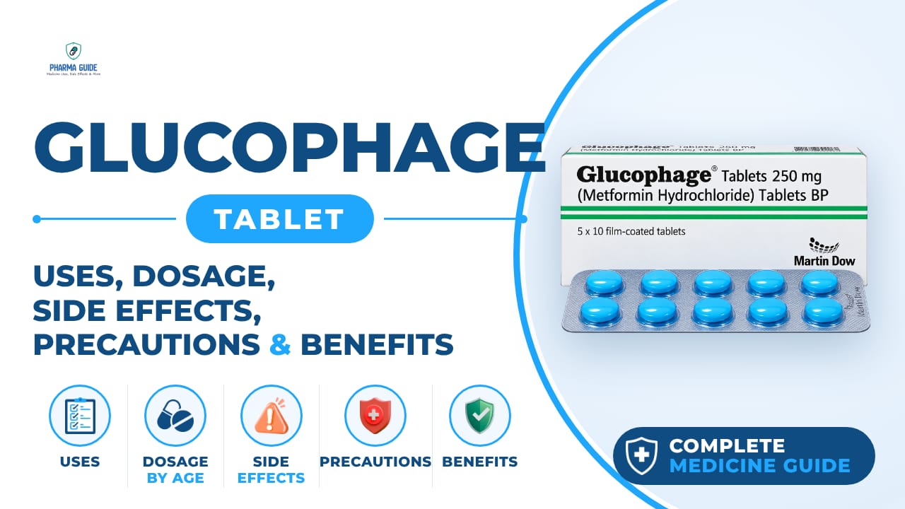Glucophage Tablet: Uses, Dosage, Side Effects, Precautions and Alternates