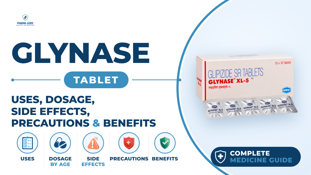 Glynase Tablet: Uses, Dosage, Side Effects, Precautions and Alternates