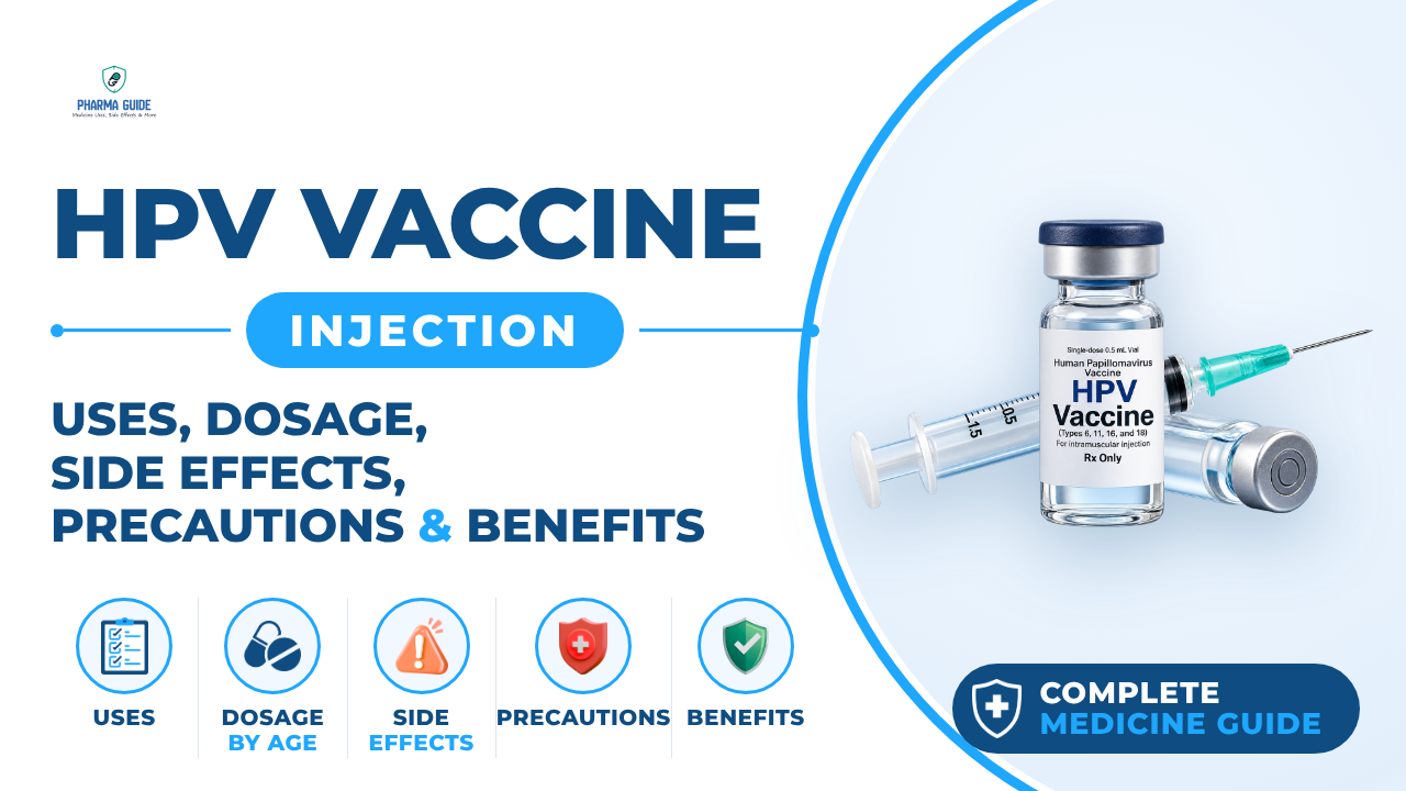 HPV Vaccine Injection: Uses, Dosage, Side Effects, Precautions and Alternates