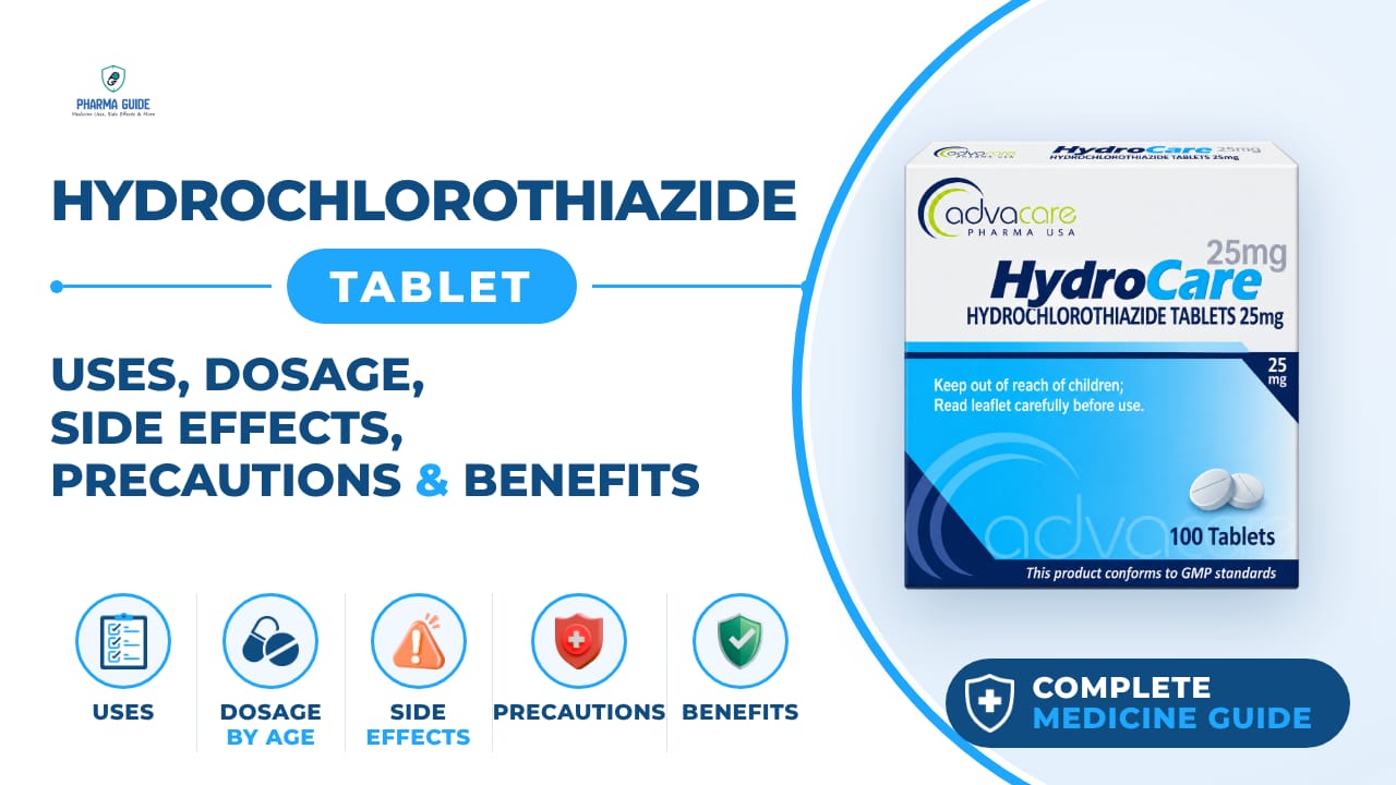 Hydrochlorothiazide Tablet: Uses, Dosage, Side Effects, Precautions and Alternates