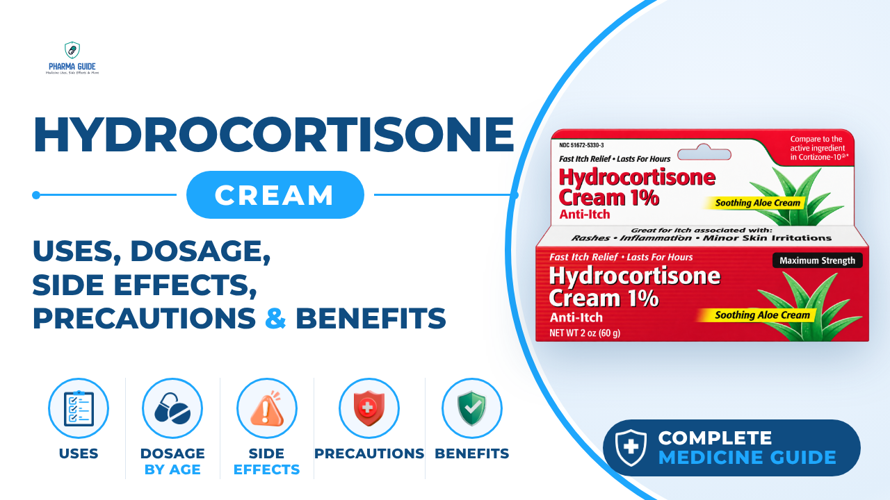 Hydrocortisone Cream: Uses, Dosage, Side Effects, Precautions and Alternates