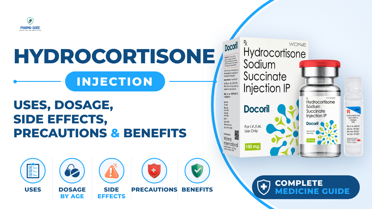 Hydrocortisone Injection: Uses, Dosage, Side Effects, Precautions and Alternates