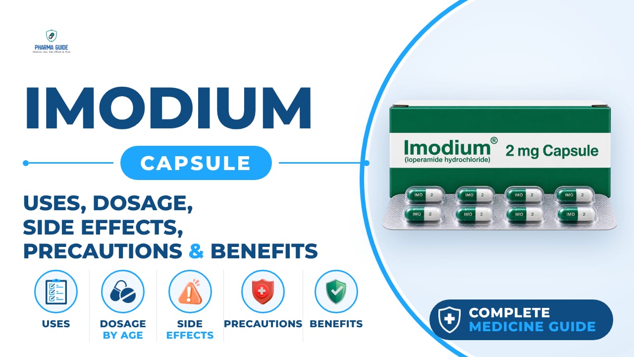 Imodium Capsule: Uses, Dosage, Side Effects, Precautions and Alternates