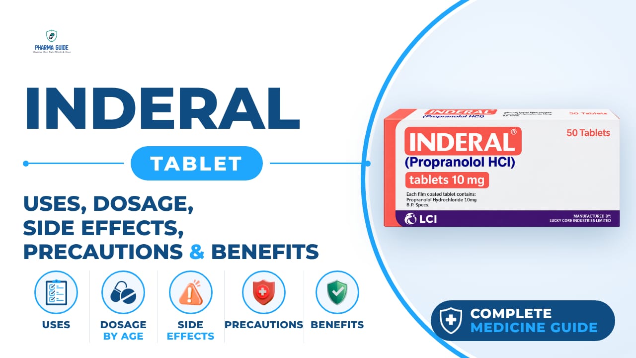 Inderal Tablet: Uses, Dosage, Side Effects, Precautions and Alternates