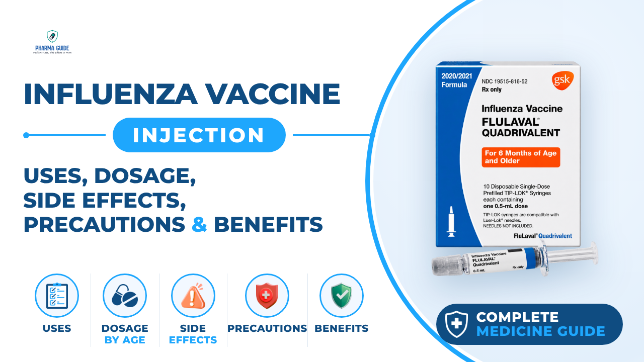 Influenza Vaccine Injection: Uses, Dosage, Side Effects, Precautions and Alternates