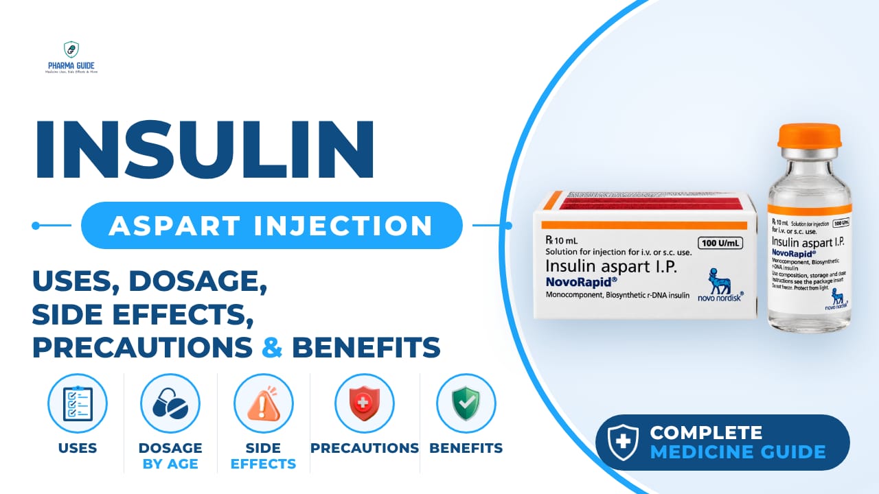Insulin Aspart Injection: Uses, Dosage, Side Effects, Precautions and Alternates