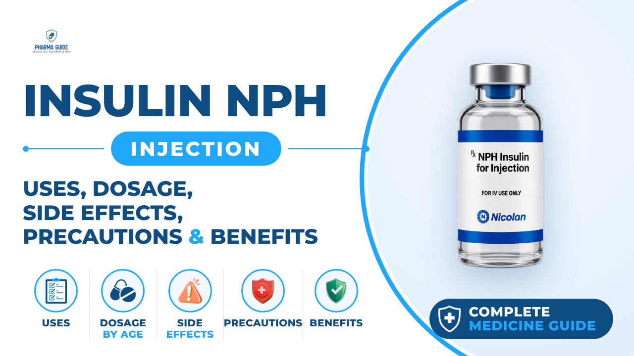 Insulin NPH Injection: Uses, Dosage, Side Effects, Precautions and Alternates