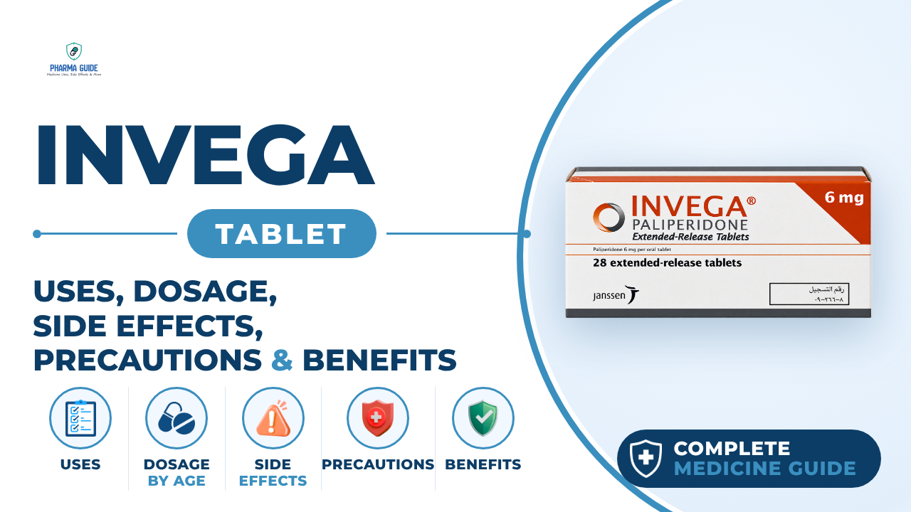 Invega Tablet: Uses, Dosage, Side Effects, Precautions and Alternates