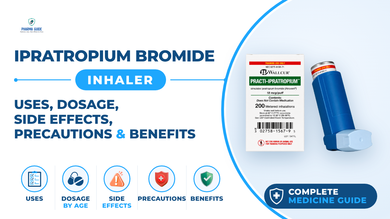 Ipratropium Bromide Inhaler: Uses, Dosage, Side Effects, Precautions and Alternates