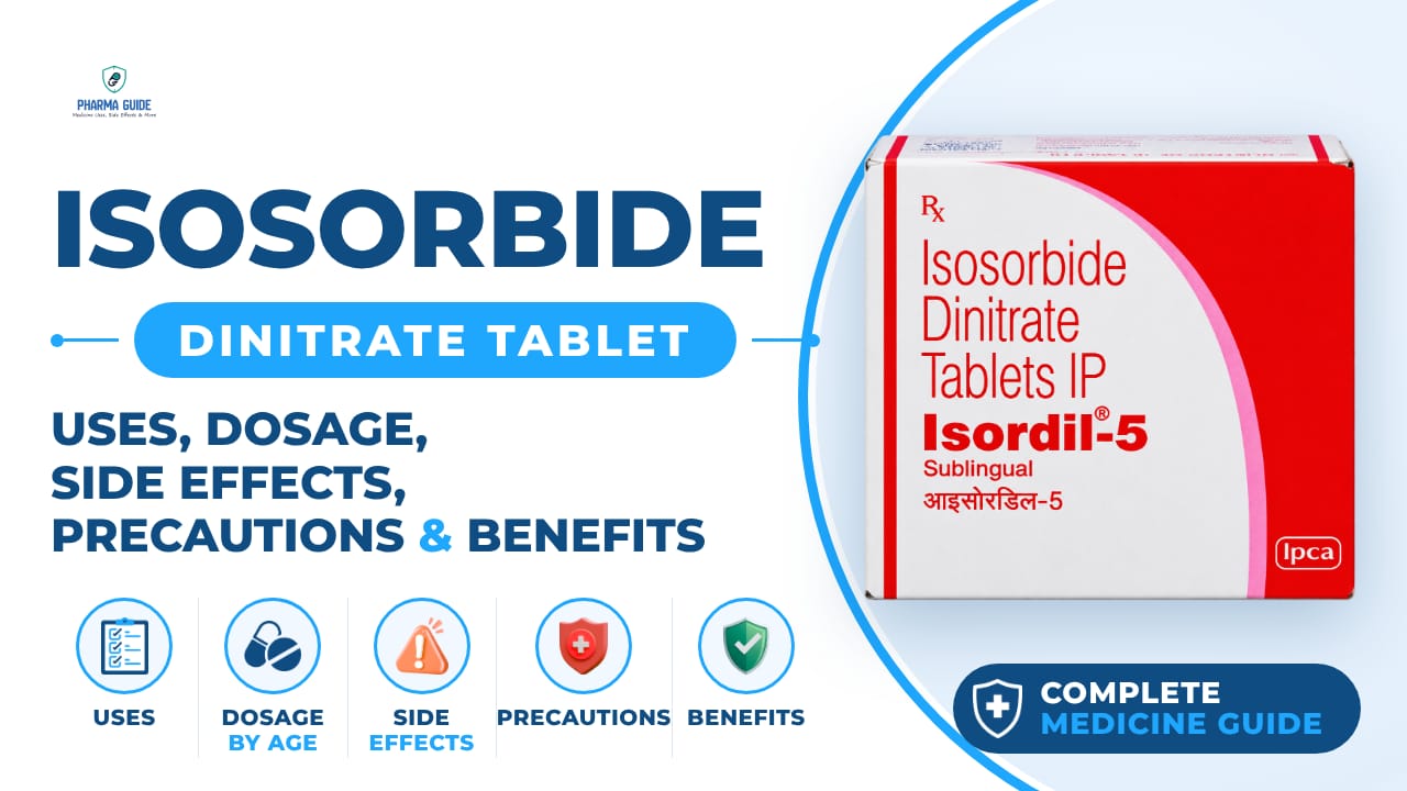 Isosorbide Dinitrate Tablet: Uses, Dosage, Side Effects, Precautions and Alternates