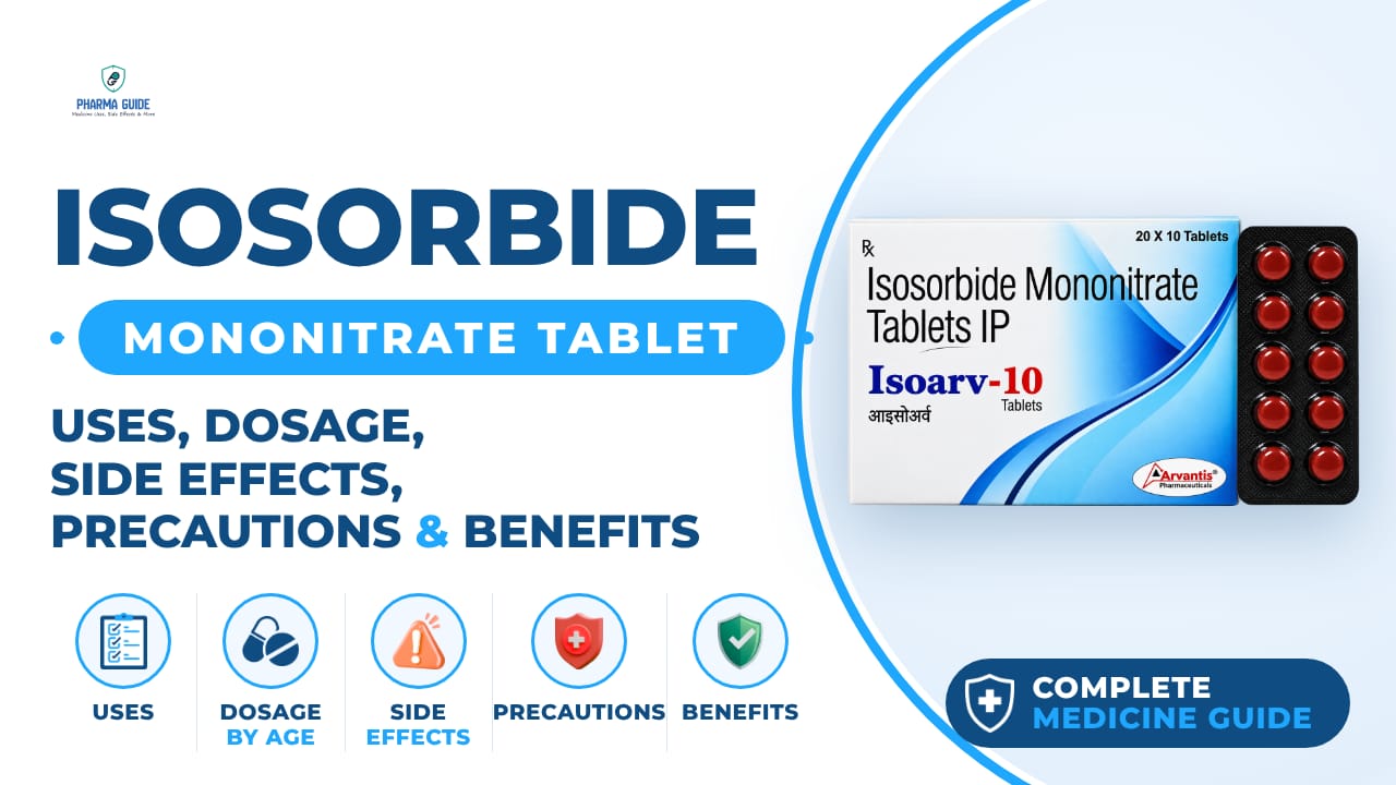 Isosorbide Mononitrate Tablet: Uses, Dosage, Side Effects, Precautions and Alternates