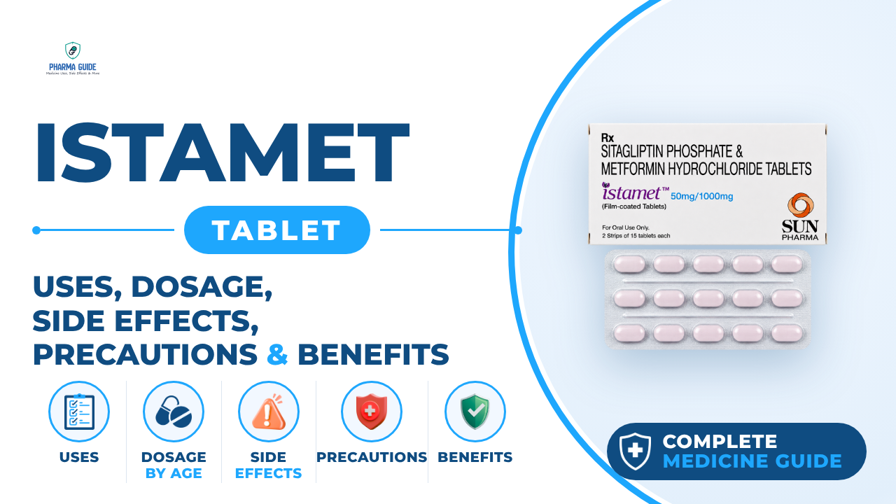 Istamet Tablet: Uses, Dosage, Side Effects, Precautions and Alternates