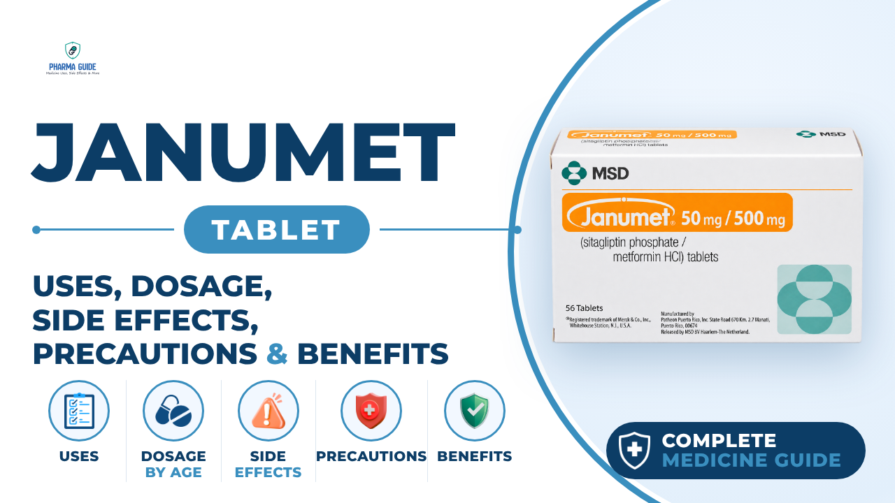 Janumet Tablet: Uses, Dosage, Side Effects, Precautions and Alternates
