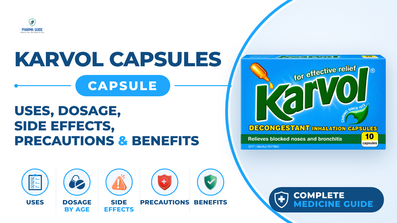 Karvol Capsules Capsule: Uses, Dosage, Side Effects, Precautions and Alternates