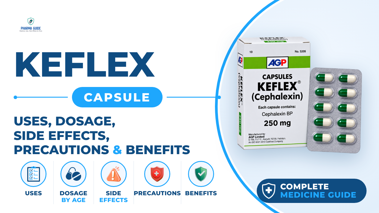 Keflex Capsule: Uses, Dosage, Side Effects, Precautions and Alternates