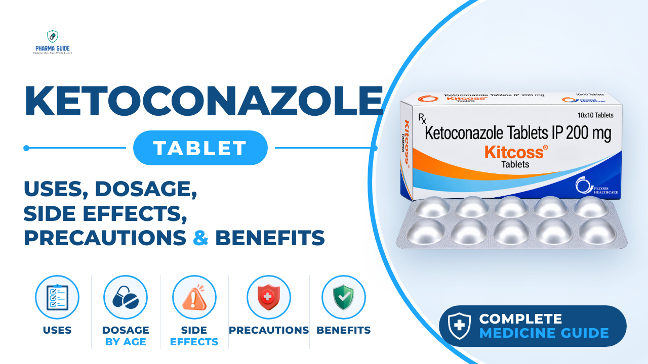 Ketoconazole Tablet: Uses, Dosage, Side Effects, Precautions and Alternates