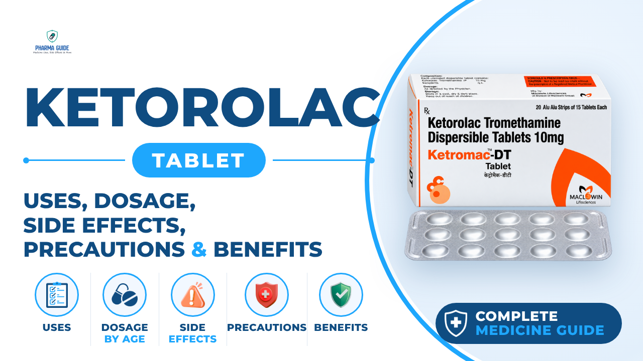 Ketorolac Tablet: Uses, Dosage, Side Effects, Precautions and Alternates