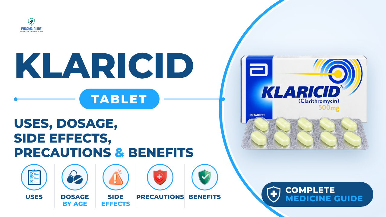 Klaricid Tablet: Uses, Dosage, Side Effects, Precautions and Alternates