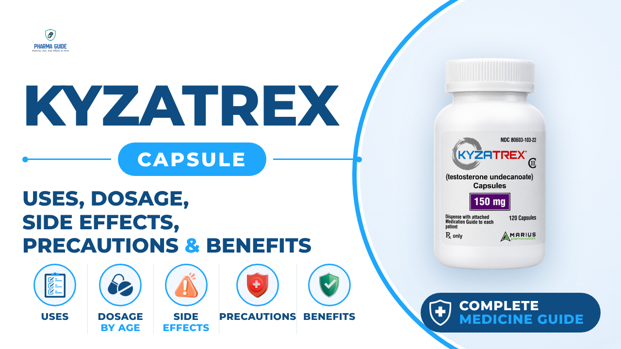 Kyzatrex Capsule: Uses, Dosage, Side Effects, Precautions and Alternates