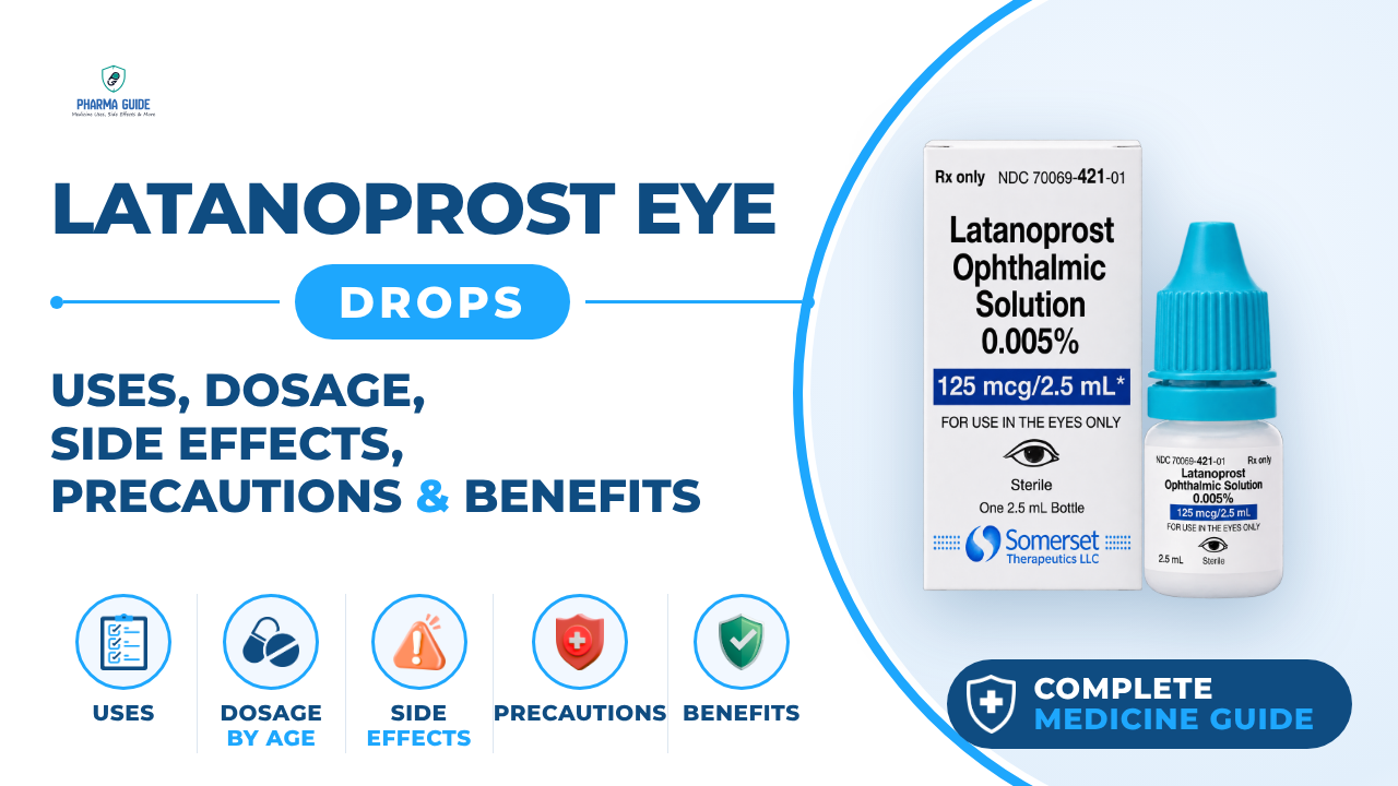 Latanoprost Eye Drops: Uses, Dosage, Side Effects, Precautions and Alternates