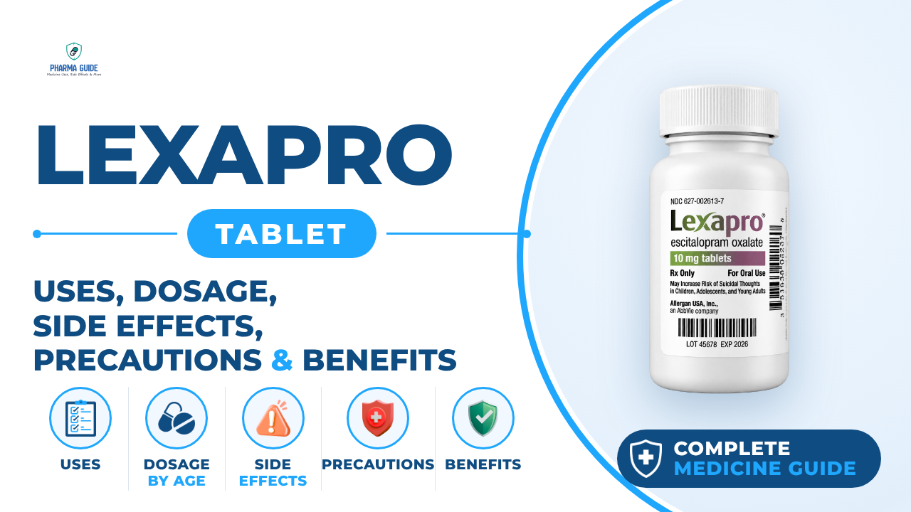 Lexapro Tablet: Uses, Dosage, Side Effects, Precautions and Alternates