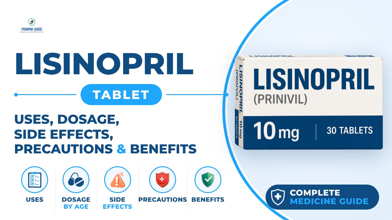 Lisinopril Tablet: Uses, Dosage, Side Effects, Precautions and Alternates