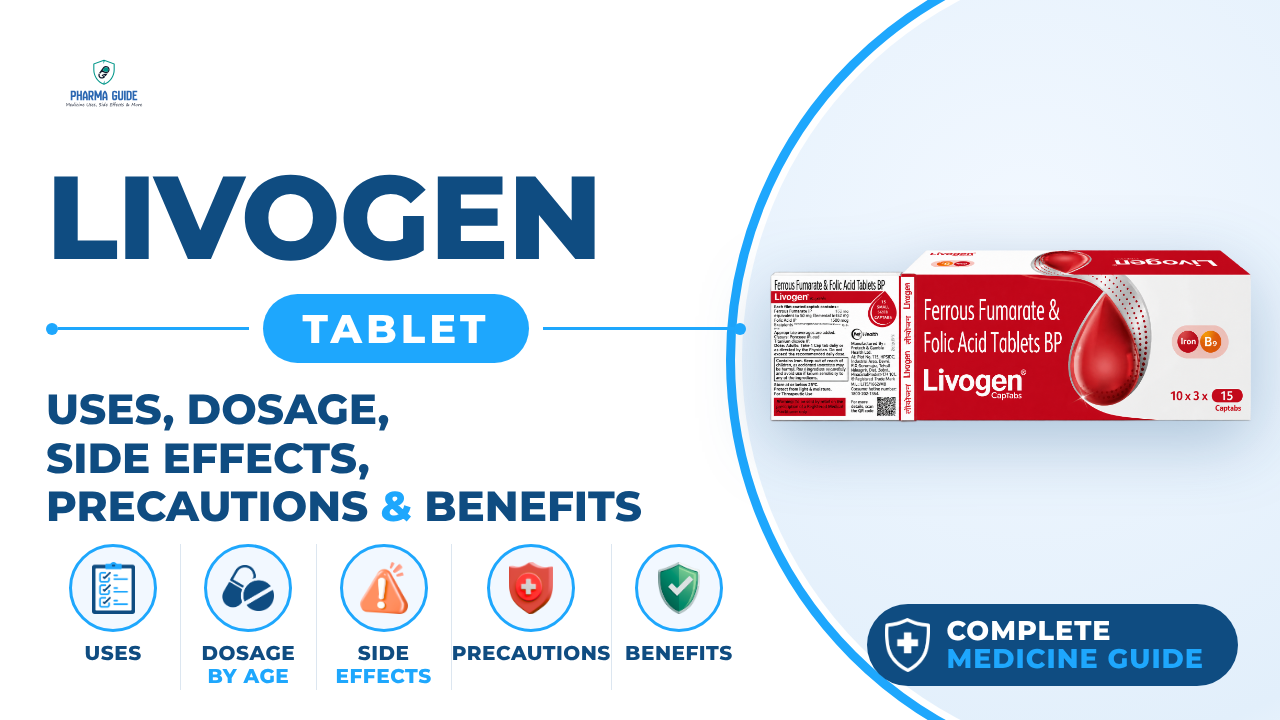 Livogen Tablet: Uses, Dosage, Side Effects, Precautions and Alternates