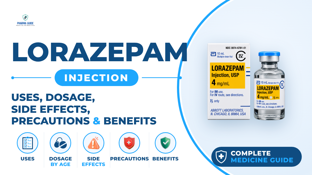 Lorazepam Injection: Uses, Dosage, Side Effects, Precautions and Alternates